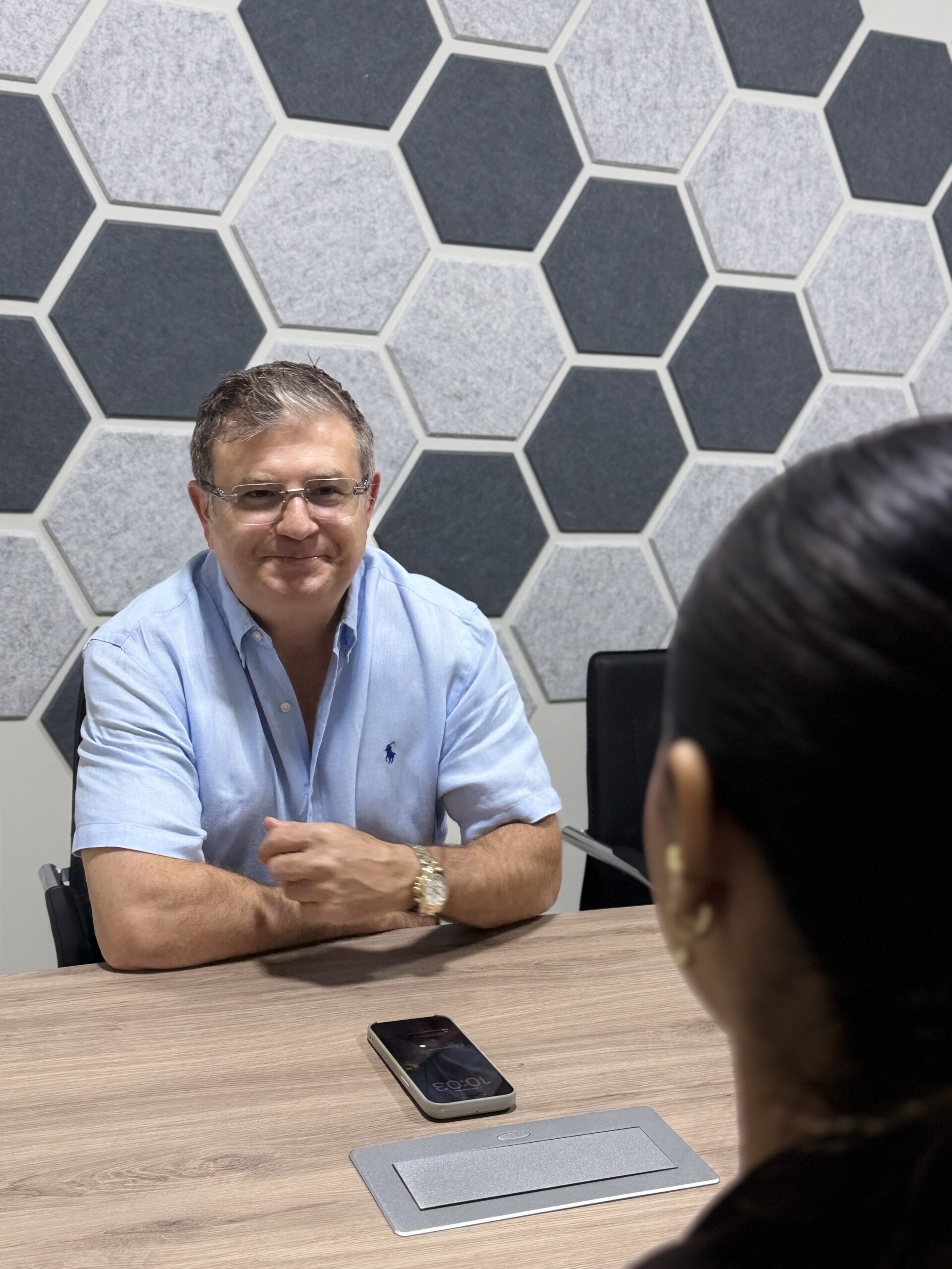 Vicente Salazar Pérez, socio mayoritario de Hospital Santa Roberta, en las instalaciones del hospital en Ciudad Victoria